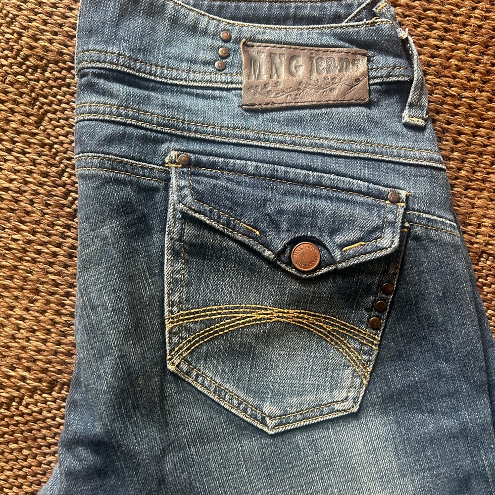 MNG Jeans Blue Denim Pants